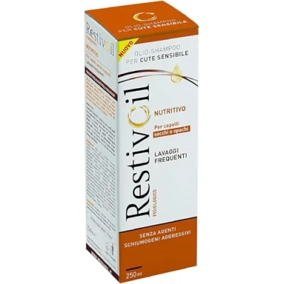 Afbeelding van RestivOil fysiologische voedende shampoo voor haar, olie, hydraterende werking, herstellende bescherming droog en mat 250 ml