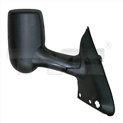 Afbeelding van Buitenspiegel Tyc 310 0180 Links voor manuele spiegelverstelling, Bol vormig, Lange spiegelarm FORD: Transit Mk6 Van, Minibus