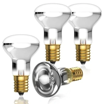 Afbeelding van Bonlux 4 x R39 30 W E14 lamp, lavalamp, reflector, spot, dimbaar, warmwit, 2700 2800 K, SES kleine schroeven, Edison, schroef, 240 V, voor decoratie
