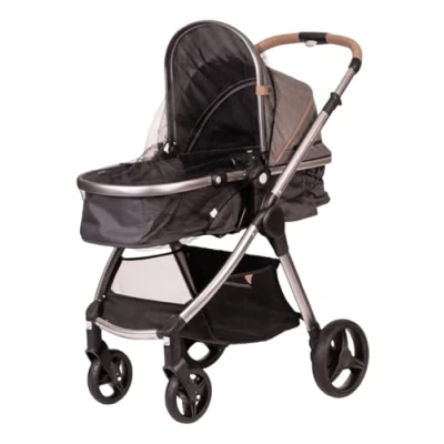 Afbeelding van Baby Ono Zwart Universeel Muskietennet voor Wandelwagen 072/01