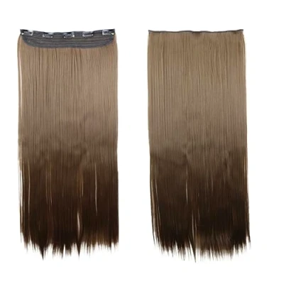 Afbeelding van PRETTYSHOP C63 Kunsthaar extensies, 70 cm, bruin
