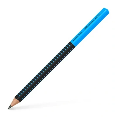 Afbeelding van Faber Castell Jumbo Grip 2001 grafietpotlood two tone zwart/blauw FC 511910