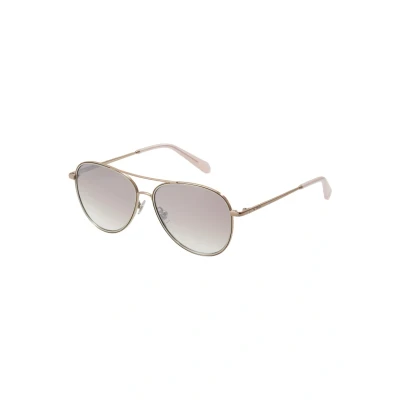 Afbeelding van Fossil Zonnebril Rose goldcoloured, Dames, Maat: 57, gold coloured