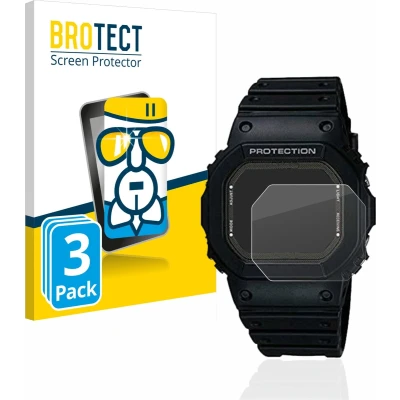 Afbeelding van BROTECT Screenprotector voor Casio G Shock GW 5000 1JF Folie Beschermfolie Beschermglas transparant (3 Stuks)
