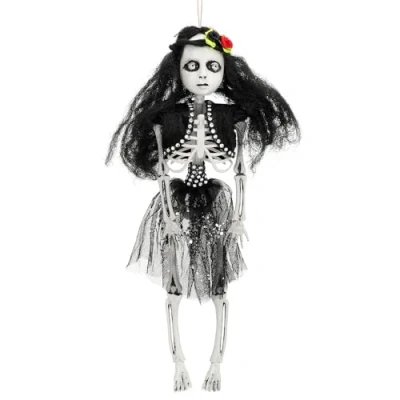 Afbeelding van Boland Decoratie Skelet Danseres (40 cm) Horror Zigeuner Halloween Versiering