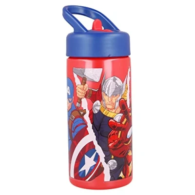 Afbeelding van Waterfles The Avengers Infinity Rood Zwart (410 ml)