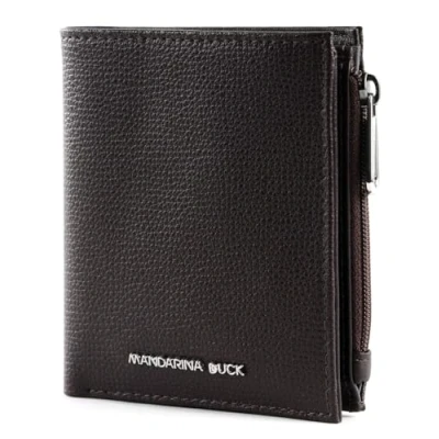Afbeelding van MANDARINA DUCK Leren Portemonnee Mellow Urban Wallet Mole Donkerbruin