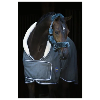 Afbeelding van HB Showtime Showdeken Fleece 400gr Dutch Crown Grijs
