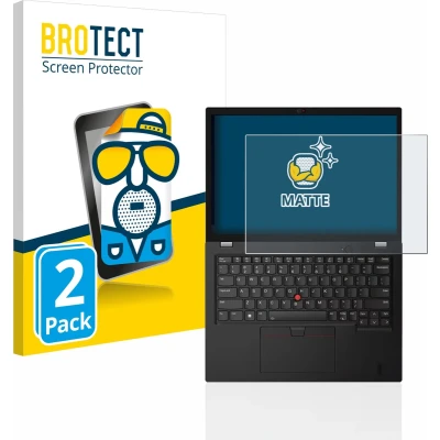 Afbeelding van BROTECT Screenprotector voor Lenovo Thinkpad L13 Gen 3 Folie Beschermfolie matte (2 Stuks)