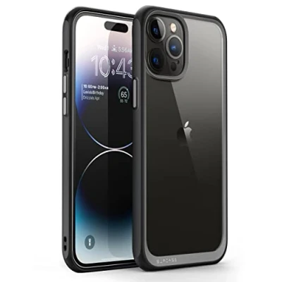 Afbeelding van SUPCASE Unicorn Beetle Style Hoesje Geschikt voor de Apple iPhone 14 Pro Schokbestendige Back Cover Zwart