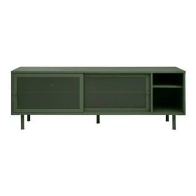 Afbeelding van Hygge Interiors Veep Olijfgroen Tv Meubel Schuifdeur 160 cm