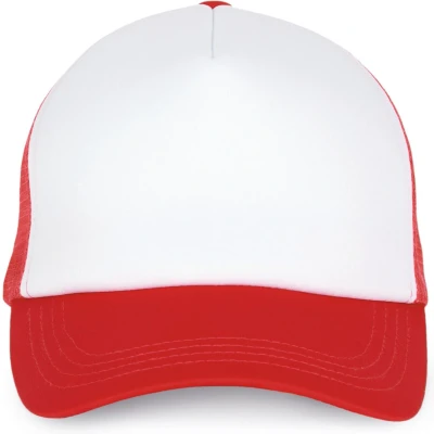 Afbeelding van K up Trucker Pet 5 panelen KP111 White / Red
