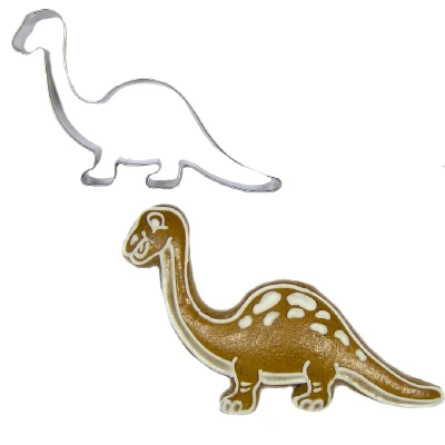 Afbeelding van BrandNewCake Uitsteker Dino Brontosaurus RVS 10cm