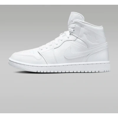 Afbeelding van Jordan WMNS AIR 1 MID 365 Sneakers hoog, Dames, Maat: 40, White Leer en imitatieleer