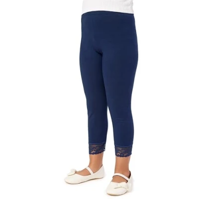 Afbeelding van Merry Style Meisjes Leggings Sport Vrijetijdsbroek Capri Katoen MS MS10 228 LE Wit 152