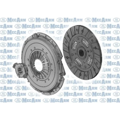 Afbeelding van MECARM MK9861 Koppelingsset Met druklager 242 FORD: Transit Mk4 Platform/Chassis, Van