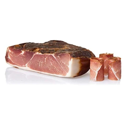 Image de Speck fumé Salumi Pasini® Moitié 1kg de charcuterie Jambon cru typique la région Trentin Tyrol