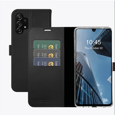 Afbeelding van Valenta Book Case Gel Skin Samsung Galaxy A13 4G Black