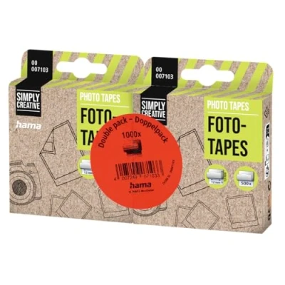 Afbeelding van Hama Zelfklevende Tape 2X500 2 Pack