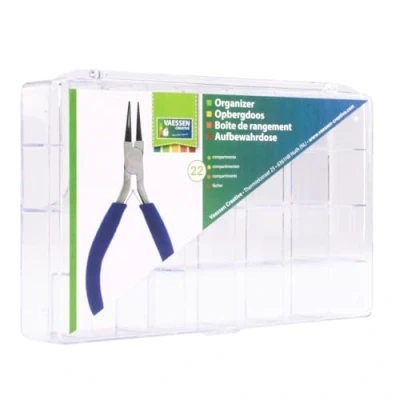 Afbeelding van Vaessen Creative Diamond painting Luxe Opbergdoos 22 Vakjes
