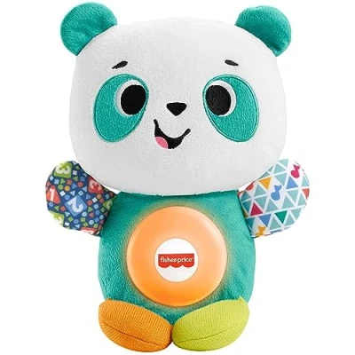 Afbeelding van Fisher Price Praat met me Baby Panda Speel mij, Educatief spel lichten en geluiden, Speelgoed voor kinderen van 9 maanden, GVN32 Nederlands