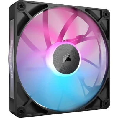 Afbeelding van Corsair iCUE LINK RX140 RGB PC ventilator Zwart (b x h d) 140 25 mm Incl. LED verlichting