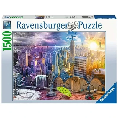Image de Puzzle 1500 pièces Ravensburger Les saisons à New York