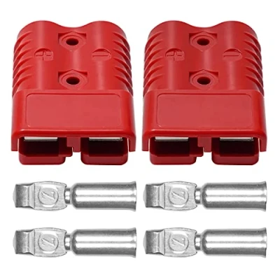 Afbeelding van Bohaner Anderson stekker 175A, 600V, rood, voor stroomkabel, 2x