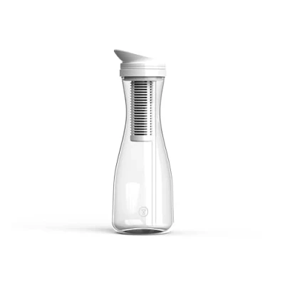 Afbeelding van Tappwater PitcherPro filterkaraf, 1,45 l, glazen karaf, filtert kalk en meer dan 80 schadelijke stoffen, waterfilter met onmiddellijke filtratie, 3 traps waterfiltratie.