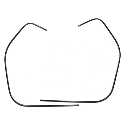 Afbeelding van Randbeschermingsset / sleufbuis voor Vespa GTS 125, HPE 300, Super GTV 300 zwart 1460 mm