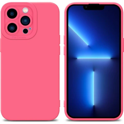 Afbeelding van Cadorabo Hoesje geschikt voor Apple iPhone 12 PRO MAX in Fluid ROOD Beschermhoes gemaakt van flexibel TPU silicone Cover Case