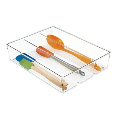 Afbeelding van iDesign Lade Organizer, 3 Vakken, 26.7 x 34.8 7.6 cm, Kunststof, T