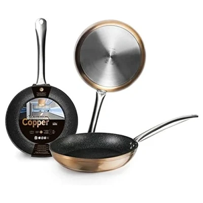 Afbeelding van Ibili Natura Copper Koekenpan Ø 22 cm.