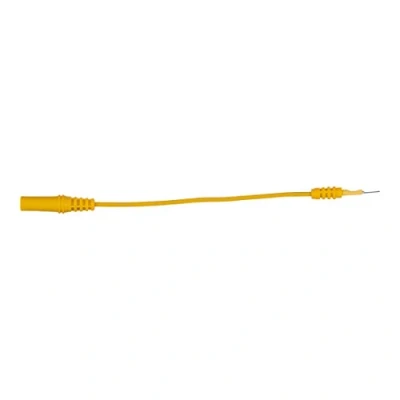 Afbeelding van KS Tools, Meetlijn, 4,0 mm ingangsbus naar 0,8 testadapterstekker plat (geel)