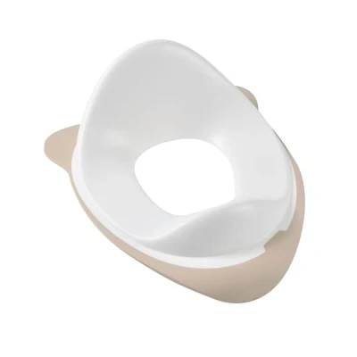 Afbeelding van BÉABA, Toiletverkleiner, wc verhoger voor kinderen, toiletbril met bevestigingshaak, antislip design, ergonomisch, onderhoudsvriendelijk, kleiaarde
