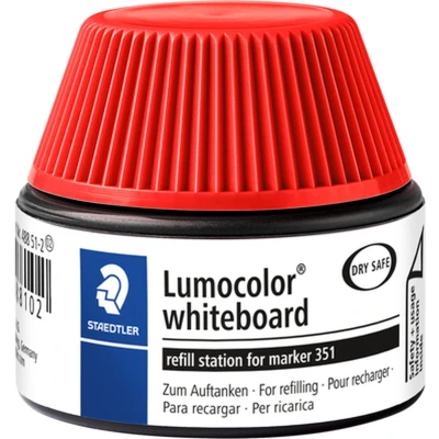 Afbeelding van Viltstiftvulling Staedtler Lumocolor whiteboard 30ml rood