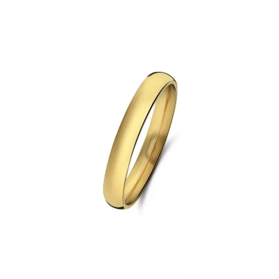 Afbeelding van Lucardi Twinkling Ring goldcoloured, Dames, Maat: 60, Gold/coloured