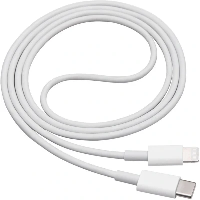 Afbeelding van Akyga USB kabel C stekker, Apple Lightning stekker 1.00 m Wit AK 35