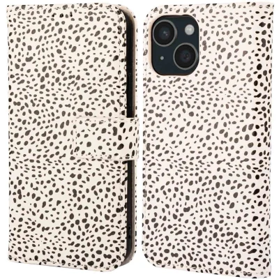 Afbeelding van imoshion Hoesje Geschikt voor iPhone 15 Design Bookcase smartphone Desert Dots