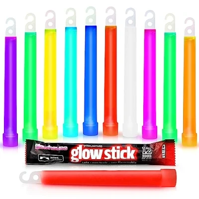 Afbeelding van The Glowhouse 10 x 6 fluorescerende sticks 15,2 cm