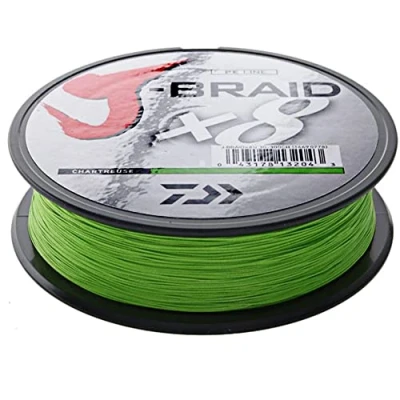 Afbeelding van Daiwa J Braid X8 0.24mm 150m chartr. Gevlochten lijn