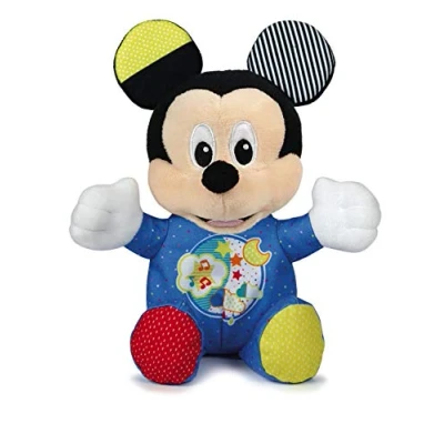 Image de Clementoni peluche avec musique et Mickey Mousebleu clair