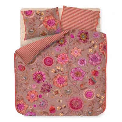 Afbeelding van Pip Studio Viva La Vida Dekbedovertrek Eenpersoons 140x200/220 cm Roze