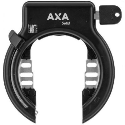 Afbeelding van Axa Solid frameslot ART 2, zwart, hoogwaardig, anti boor, 10 beveiligingsniveau