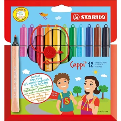 Afbeelding van STABILO Cappi viltstift, etui van 12 stuks viltstift