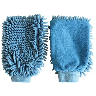 Afbeelding van Kerbl Poetshandschoen Microvezel Blauw