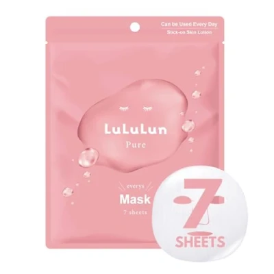 Afbeelding van Lululun Pure Every&#039;s Face Mask, 7 delig