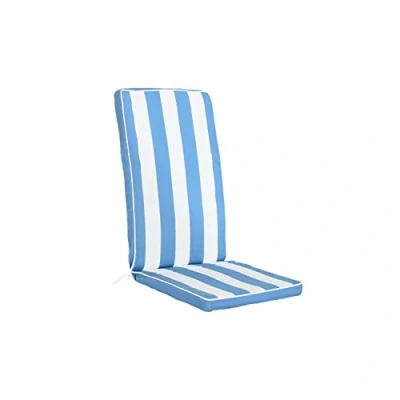 Afbeelding van Stoelkussen DKD Home Decor Wit Hemelsblauw 42 x 4 115 cm