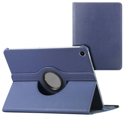 Afbeelding van imoshion 360 draaibare Bookcase voor de Samsung Galaxy Tab A9 Plus Donkerblauw
