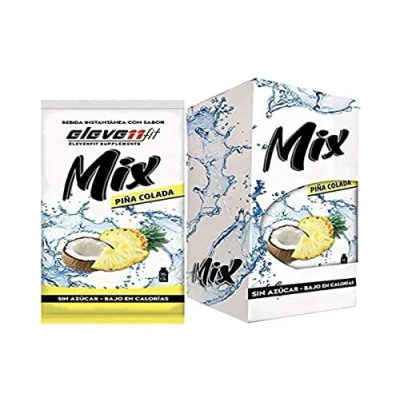 Afbeelding van Eleven Fit Doos met 12 stuks mix ananas colada smaak zonder suiker 100 g